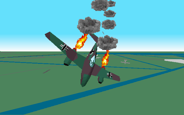 Me 262 Going Down
